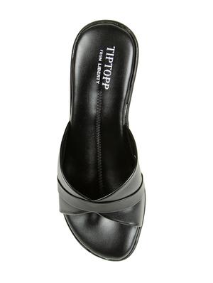 black slip on wedges - 16190635 - Standard Image - 4