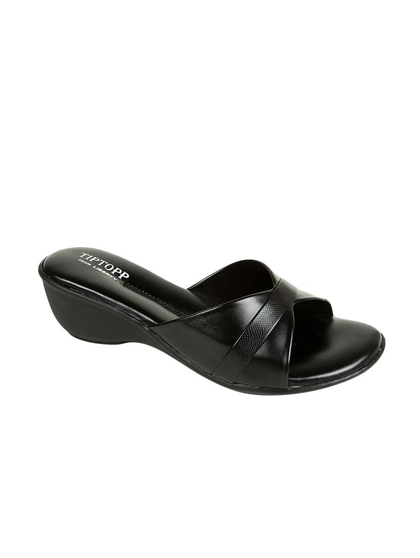 black slip on wedges - 16190635 - Zoom Image - 1