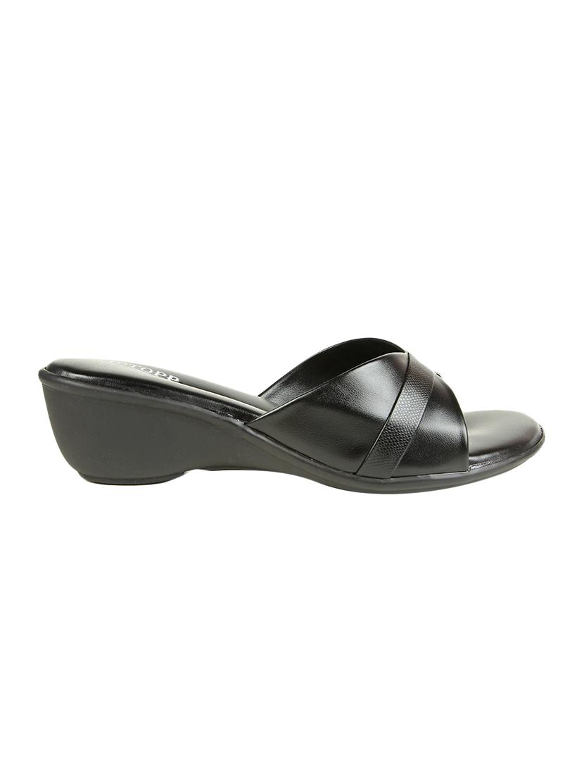 black slip on wedges - 16190635 - Zoom Image - 2