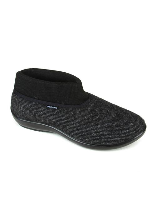 black slip on casual shoes - 16190722 - Standard Image - 1