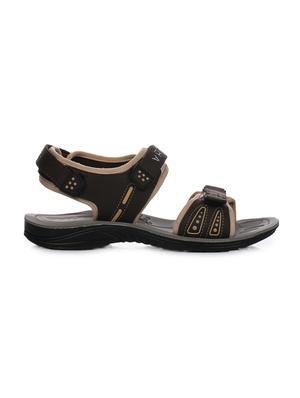 brown back strap floaters - 16190821 - Standard Image - 2