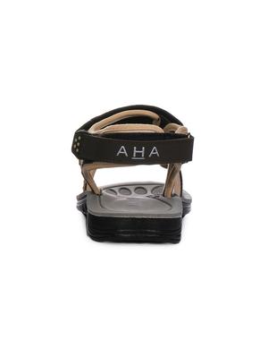 brown back strap floaters - 16190821 - Standard Image - 3