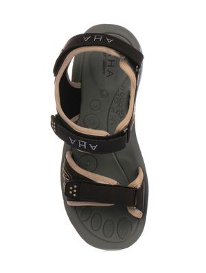 brown back strap floaters - 16190821 - Standard Image - 4