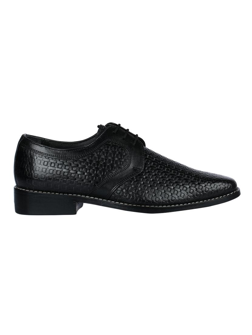 black leather lace-up derbys - 16190831 - Zoom Image - 2