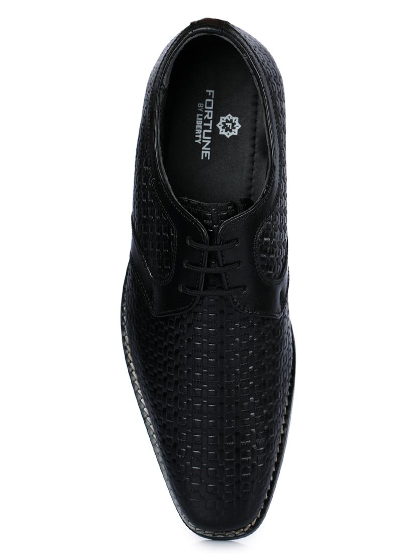 black leather lace-up derbys - 16190831 - Zoom Image - 4