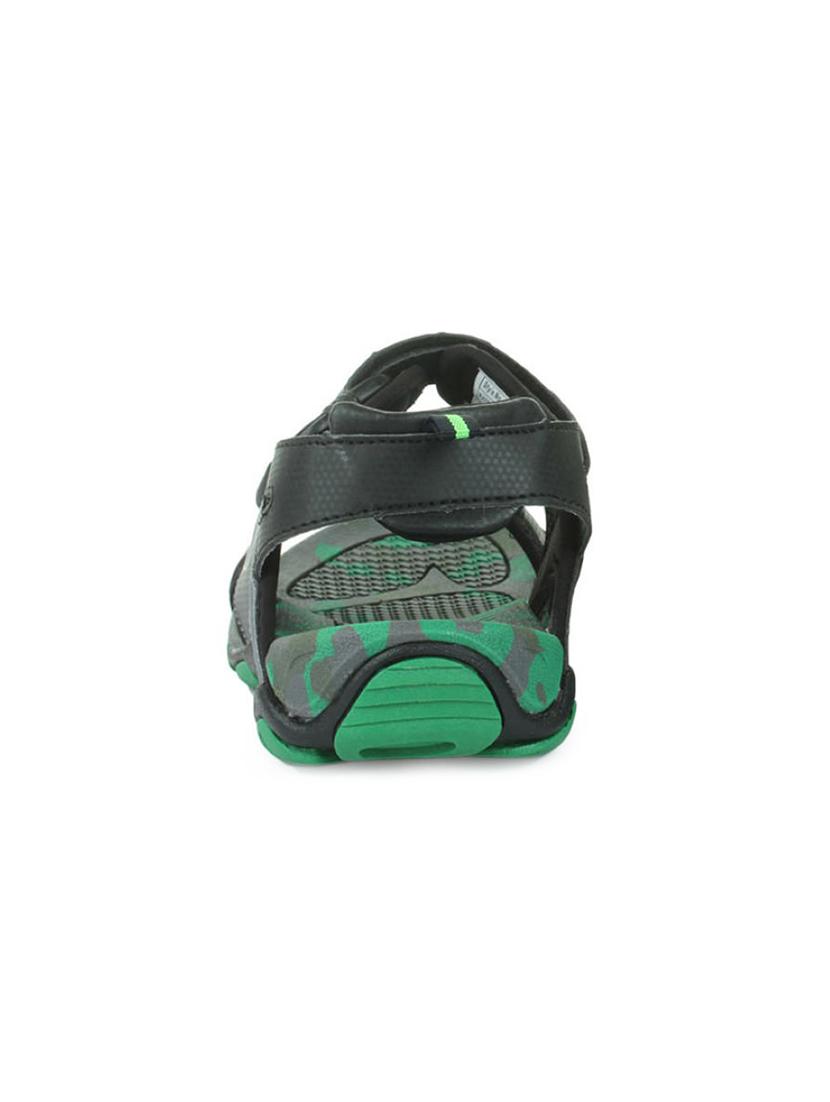 green leatherette back strap floaters - 16190852 - Zoom Image - 3