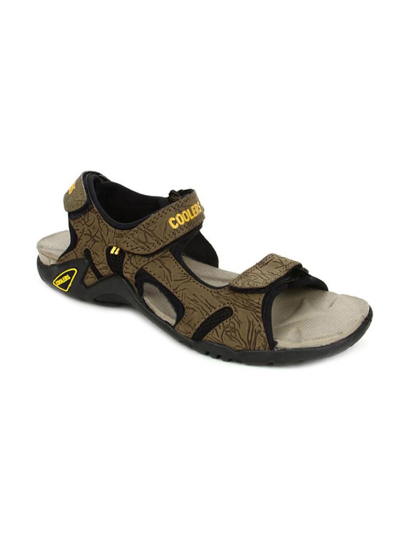green leatherette back strap floaters - 16190861 - Zoom Image - 1