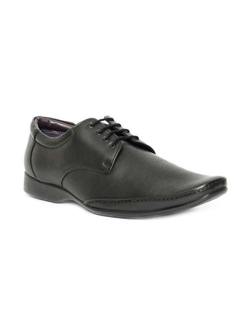 black leather lace-up derbys - 16190865 - Standard Image - 1