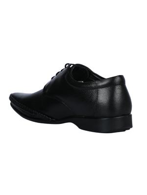 black leather lace-up derbys - 16190939 - Standard Image - 3