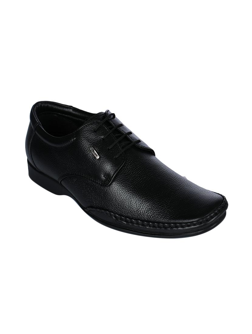 black leather lace-up derbys - 16190939 - Zoom Image - 1