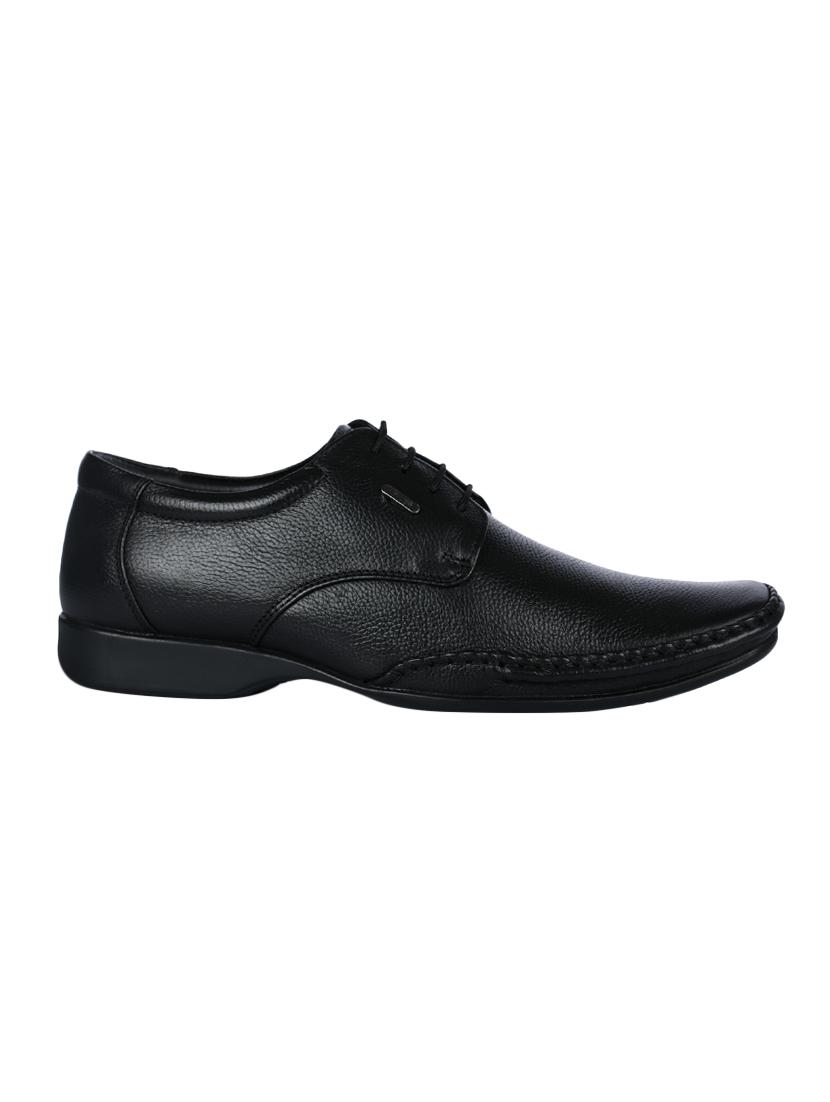black leather lace-up derbys - 16190939 - Zoom Image - 2