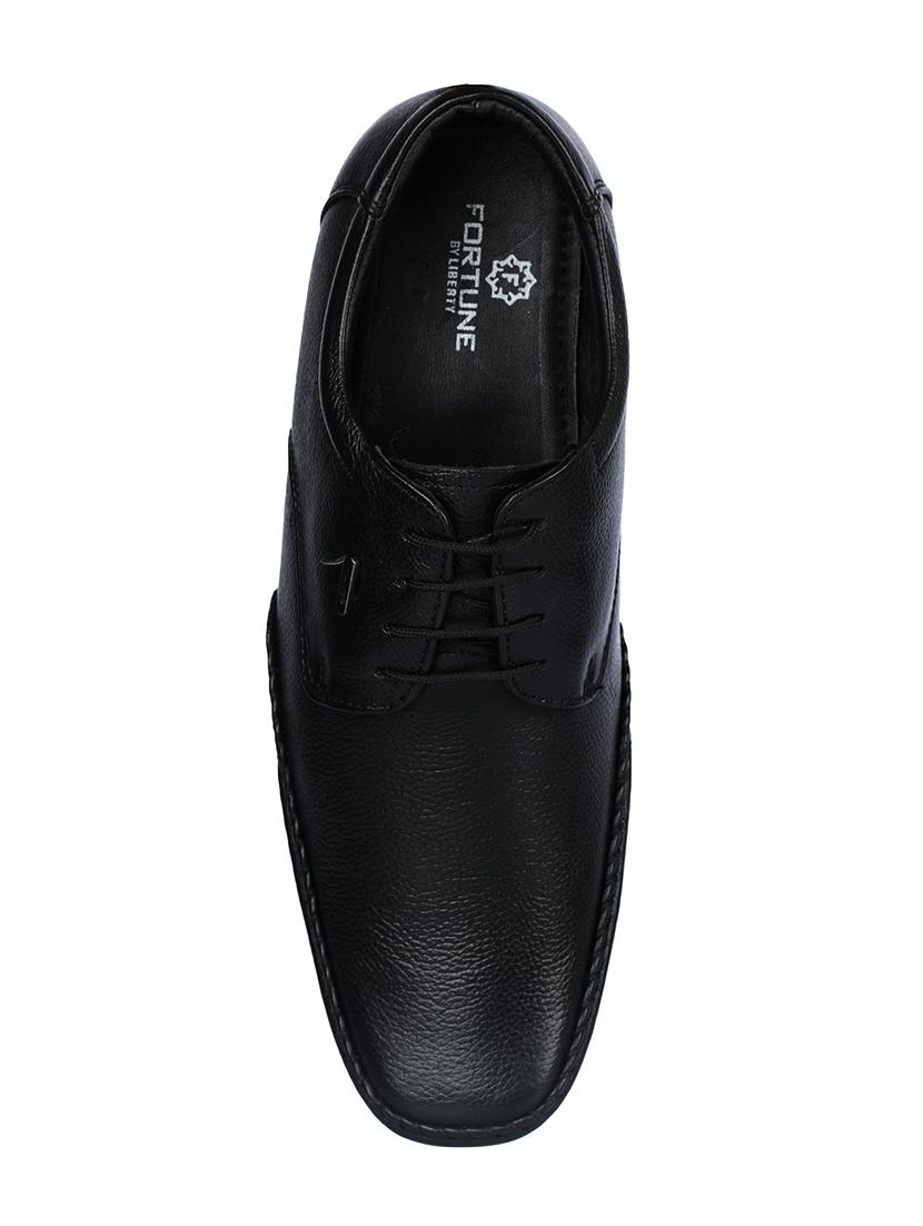 black leather lace-up derbys - 16190939 - Zoom Image - 4