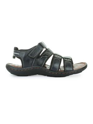 blue leatherette back strap sandals - 16190964 - Standard Image - 2