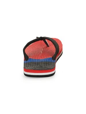 red fabric toe separator flip flops - 16190983 - Standard Image - 4