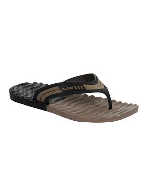 brown rubber toe separator flip flops - 16191046 - Standard Image - 2