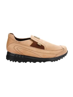 beige leatherette slipons - 16191221 - Standard Image - 2