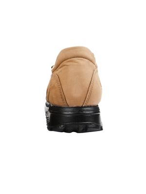 beige leatherette slipons - 16191221 - Standard Image - 3
