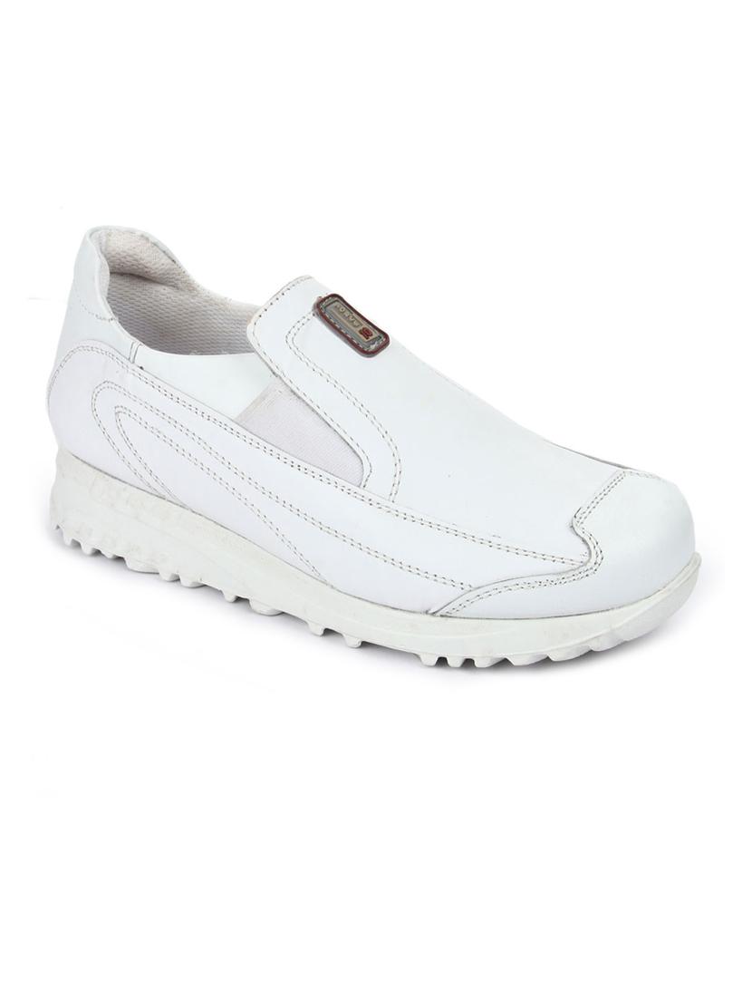 liberty white leather slipons - 16191321 - Zoom Image - 1