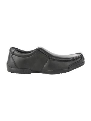 black leatherette slipons - 16192564 - Standard Image - 2