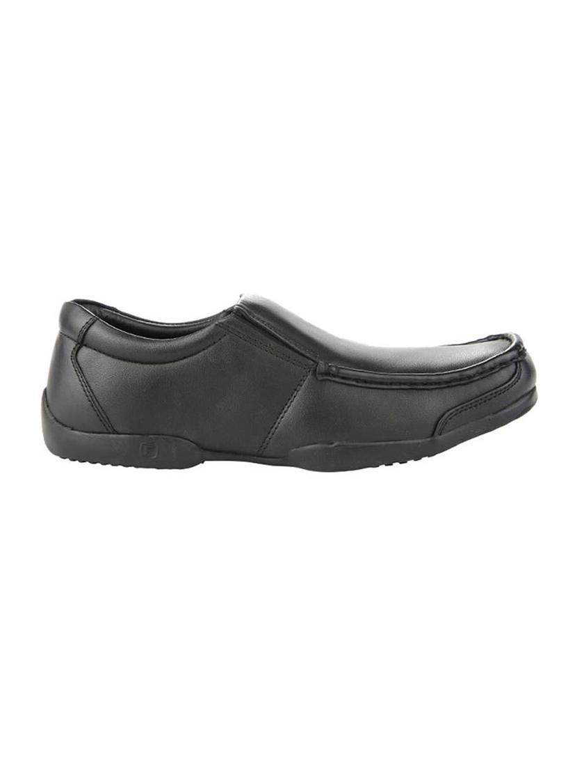 black leatherette slipons - 16192564 - Zoom Image - 2