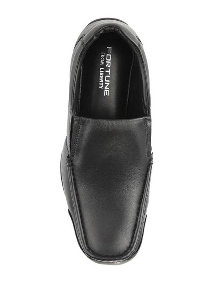 black leatherette slipons - 16192564 - Zoom Image - 3
