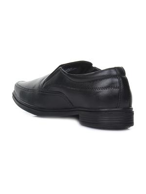 black leather slipons - 16192571 - Standard Image - 3