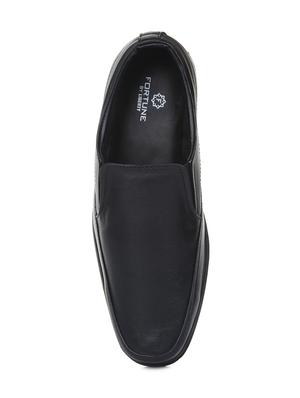 black leather slipons - 16192571 - Standard Image - 4
