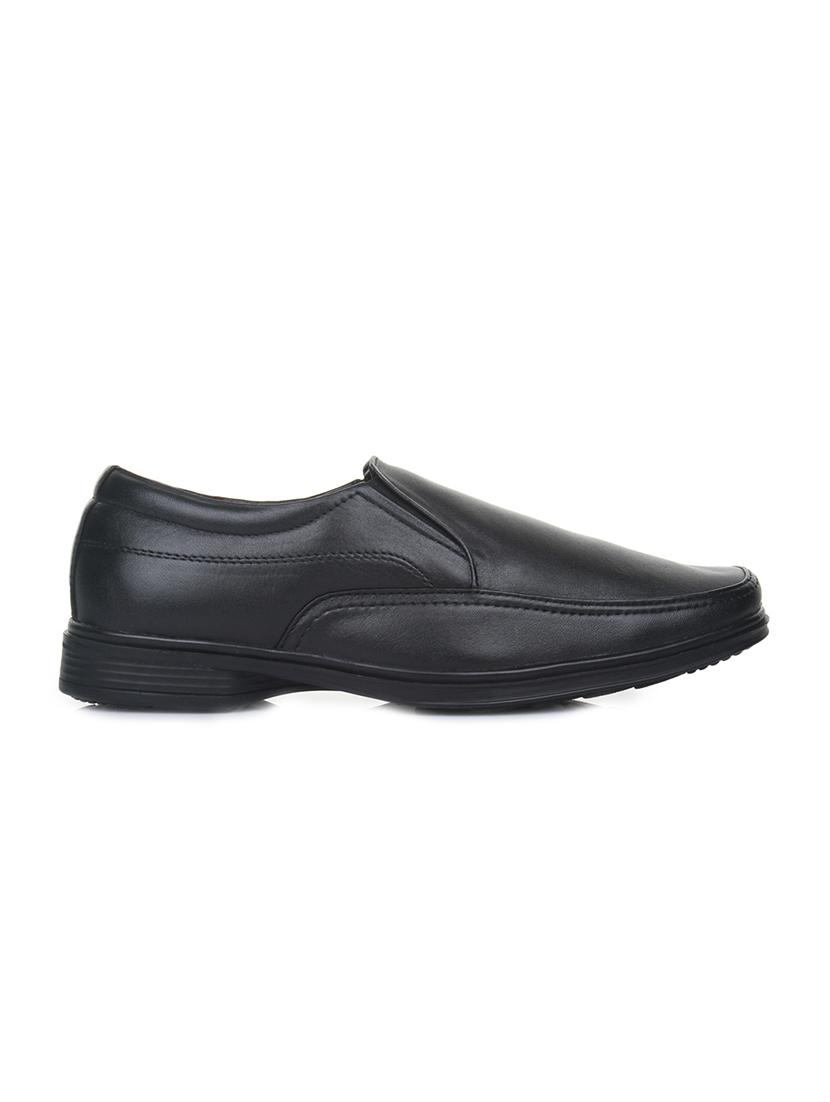 black leather slipons - 16192571 - Zoom Image - 2