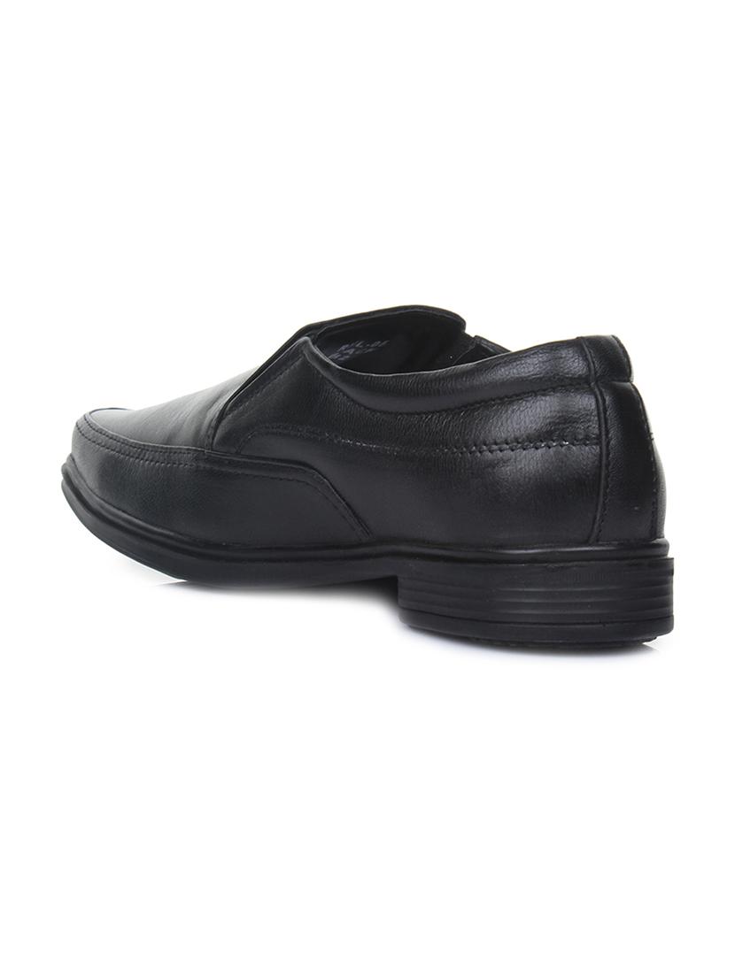black leather slipons - 16192571 - Zoom Image - 3