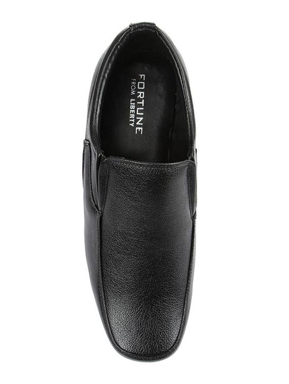 black leatherette slipons - 16192626 - Zoom Image - 4