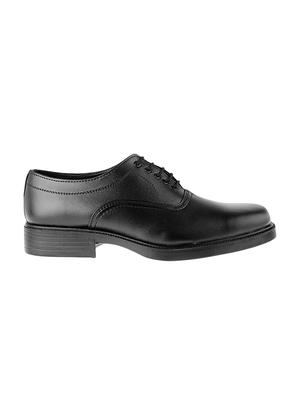 black leather lace-up oxfords - 16192655 - Standard Image - 2