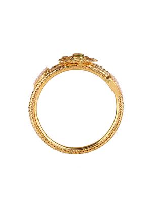 gold metal bangle - 16192865 - Standard Image - 3