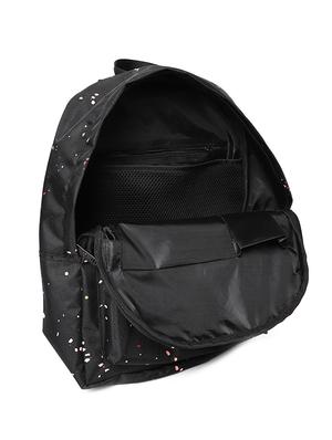 paint black polyester backpack - 16193261 - Standard Image - 3