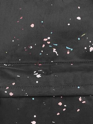 paint black polyester backpack - 16193261 - Standard Image - 4