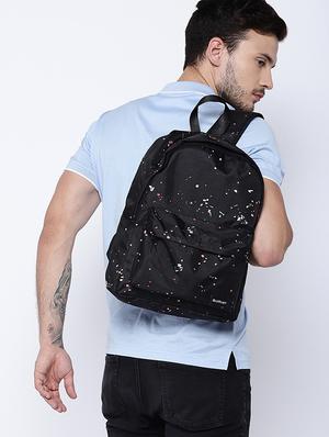 paint black polyester backpack - 16193261 - Standard Image - 6