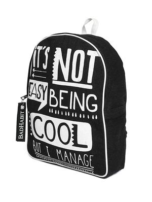 black & white canvas backpack - 16193281 - Standard Image - 4