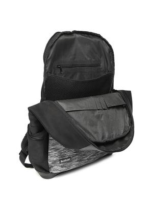 black & grey polyester backpack - 16193282 - Standard Image - 3
