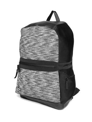 black & grey polyester backpack - 16193282 - Standard Image - 5