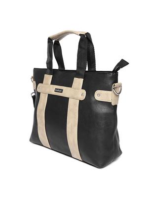 black leather messenger bag - 16193310 - Standard Image - 4
