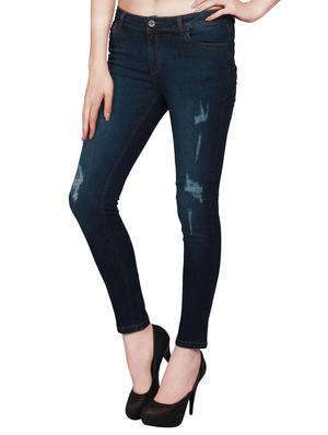 skinny fit distresed jeans - 16193740 - Standard Image - 2