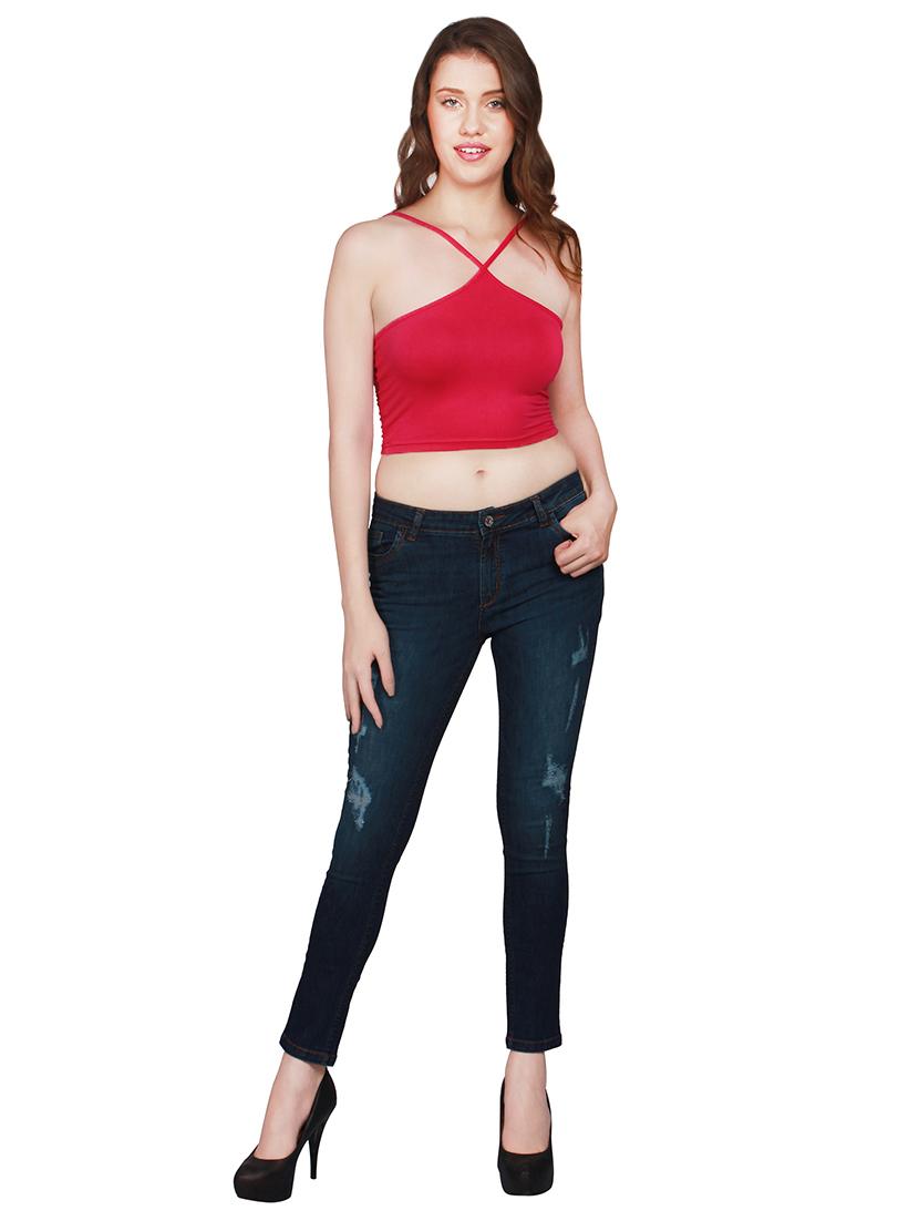 skinny fit distresed jeans - 16193740 - Zoom Image - 4