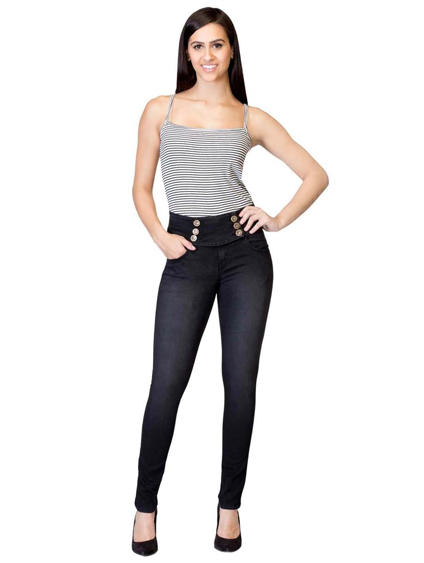 button detail high rise jegging - 16193746 - Zoom Image - 4