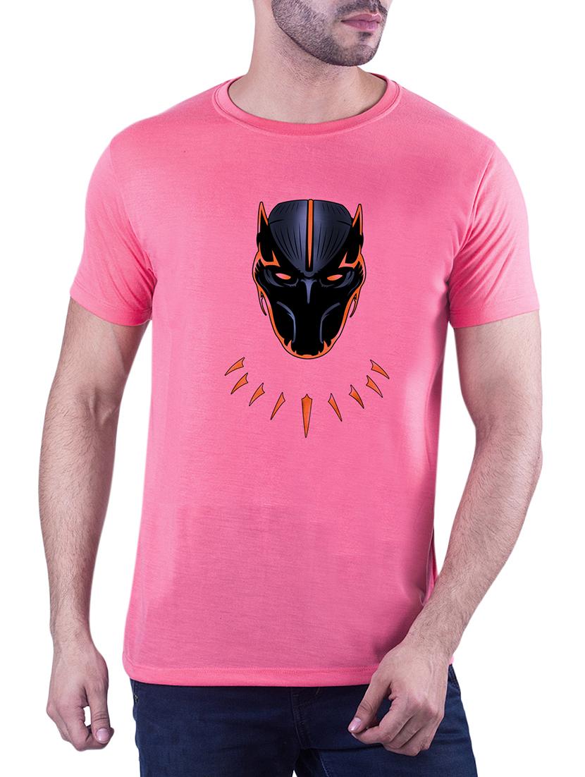 pink chest print tshirt - 16193844 - Zoom Image - 1