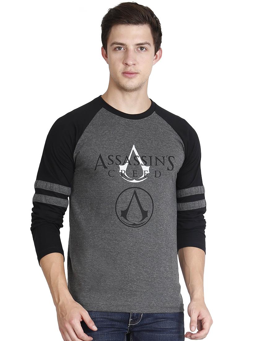 grey raglan t-shirt - 16194299 - Zoom Image - 1