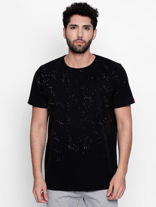 black all over print t-shirt - 16194961 - Standard Image - 1