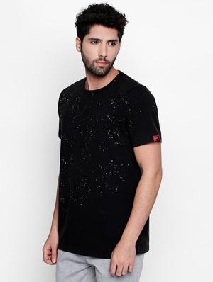 black all over print t-shirt - 16194961 - Standard Image - 2