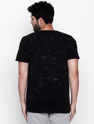 black all over print t-shirt - 16194961 - Standard Image - 3