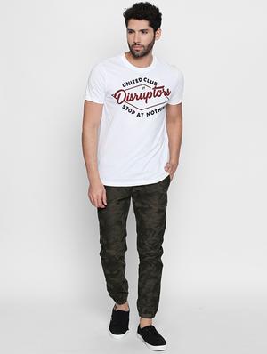 white typographic chest print t-shirt - 16194968 - Standard Image - 4