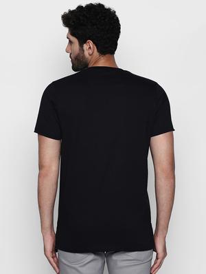 black solid t-shirt - 16194986 - Standard Image - 3
