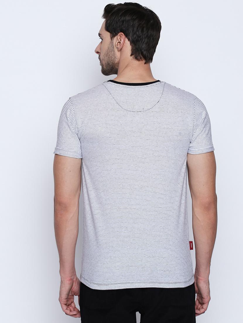 white striped pocket t-shirt - 16194987 - Zoom Image - 3